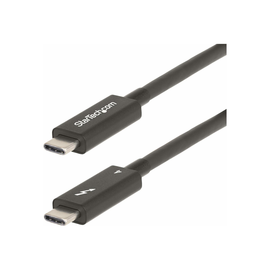 StarTech.com 6ft (2m) Active Thunderbolt 4 Cable, 40Gbps, 100W PD, 4K/8K, Intel Certified, Compatibl Produktbild