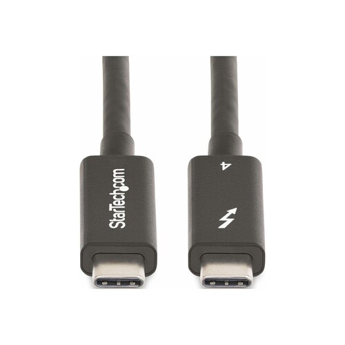 StarTech.com 6ft (2m) Active Thunderbolt 4 Cable, 40Gbps, 100W PD, 4K/8K, Intel Certified, Compatibl Produktbild Additional View 1 L