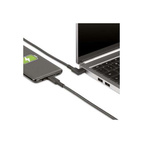 StarTech.com 3ft (1m) Rugged Right Angle USB-C Cable, USB 10 Gbps, USB C to C Data Transfer Cable, 4 Produktbild Additional View 2 L