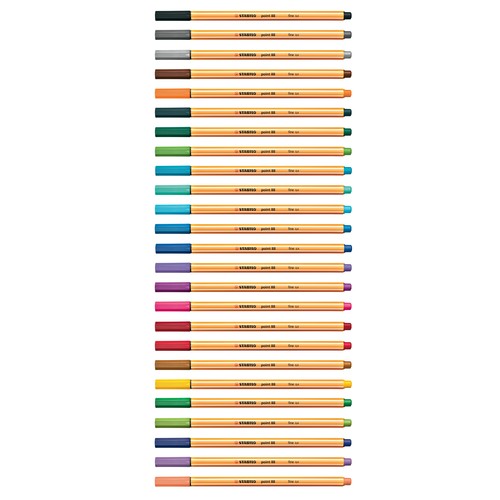 Fineliner Point 88 0,4mm dunkelblau Stabilo 88/41 Produktbild Additional View 3 L