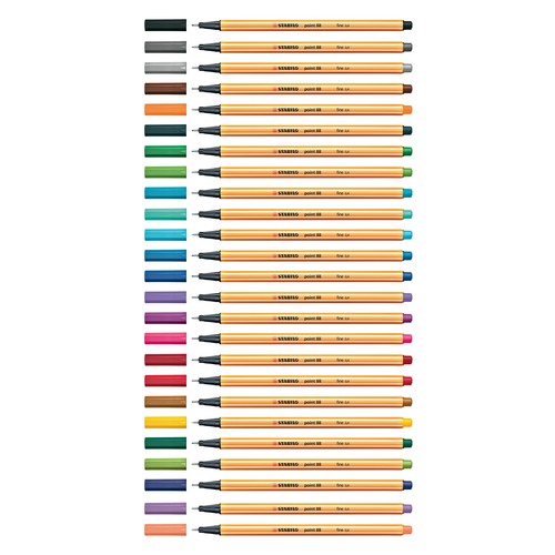 Fineliner Point 88 0,4mm schwarz Stabilo 88/46 Produktbild Additional View 2 L