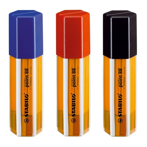 Fineliner Point 88 Big Pen Box 0,4mm farbig sortiert Stabilo 8820-1 (ETUI=20 STÜCK) Produktbild Additional View 1 L