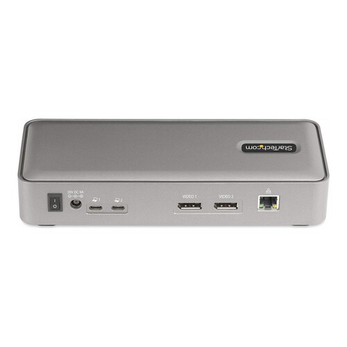 StarTech.com Dual-Laptop USB-C KVM Docking Station, Dual Monitor 4K 60Hz DisplayPort Dock, 5-Port US Produktbild Additional View 1 L