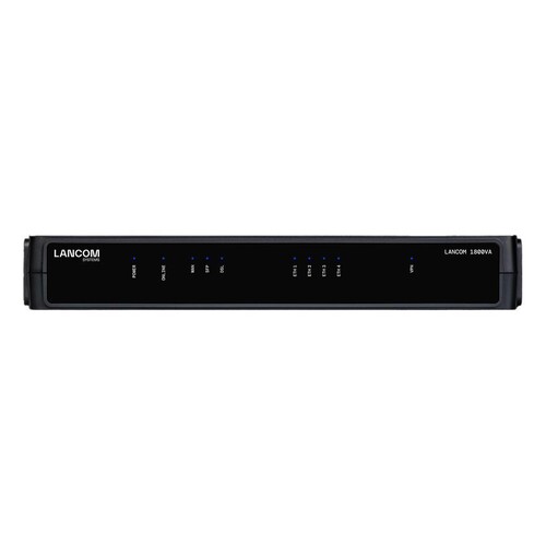 Lancom 1800VA - Router - DSL-Modem 4-Port-Switch Produktbild Front View L