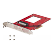StarTech.com U.3 to PCIe Adapter Card, PCIe 4.0 x4 Adapter For 2.5" U.3 NVMe SSDs, SFF-TA-1001 PCI E Produktbild