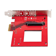 StarTech.com U.3 to PCIe Adapter Card, PCIe 4.0 x4 Adapter For 2.5" U.3 NVMe SSDs, SFF-TA-1001 PCI E Produktbild Additional View 3 S