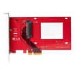 StarTech.com U.3 to PCIe Adapter Card, PCIe 4.0 x4 Adapter For 2.5" U.3 NVMe SSDs, SFF-TA-1001 PCI E Produktbild Additional View 4 S