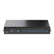 StarTech.com 16-Port Industrial USB 3.0 Hub 5Gbps, Metal, DIN/Surface/Rack Mountable, ESD Protection Produktbild Additional View 2 S