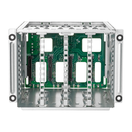 HPE 8SFF x4 U.3 Mid Tray Tri-Mode Drive Cage Kit - Gehäuse für Speicherlaufwerke - 2.5" (6.4 cm) Produktbild