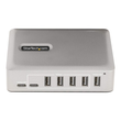 StarTech.com 7-Port USB-C Hub, 5x USB-A + 2x USB-C, Self-Powered w/ 65W Power Supply, USB 3.1 10Gbps Produktbild