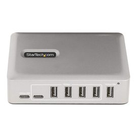StarTech.com 7-Port USB-C Hub, 5x USB-A + 2x USB-C, Self-Powered w/ 65W Power Supply, USB 3.1 10Gbps Produktbild