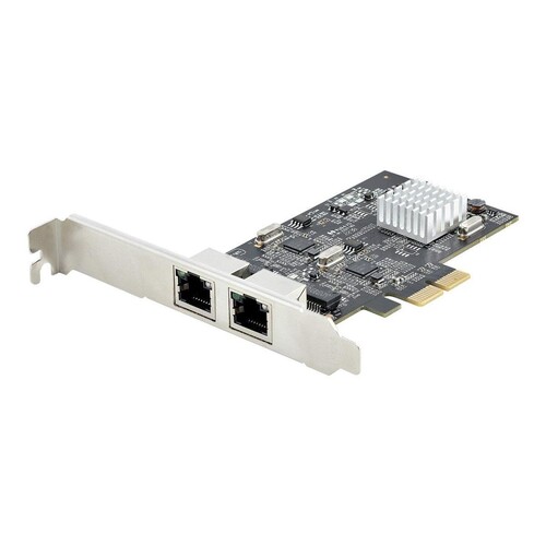 StarTech.com 2-Port 2.5Gbps NBASE-T PCIe Network Card, Intel I225-V, Dual-Port Computer Network Card Produktbild Additional View 3 L