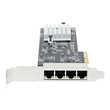 StarTech.com 4-Port 2.5Gbps NBASE-T PCIe Network Card, Intel I225-V Chip, Quad Port Computer Network Produktbild Additional View 2 S