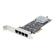StarTech.com 4-Port 2.5Gbps NBASE-T PCIe Network Card, Intel I225-V Chip, Quad Port Computer Network Produktbild Additional View 3 S