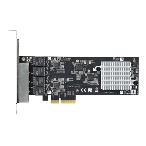 StarTech.com 4-Port 2.5Gbps NBASE-T PCIe Network Card, Intel I225-V Chip, Quad Port Computer Network Produktbild Additional View 4 L