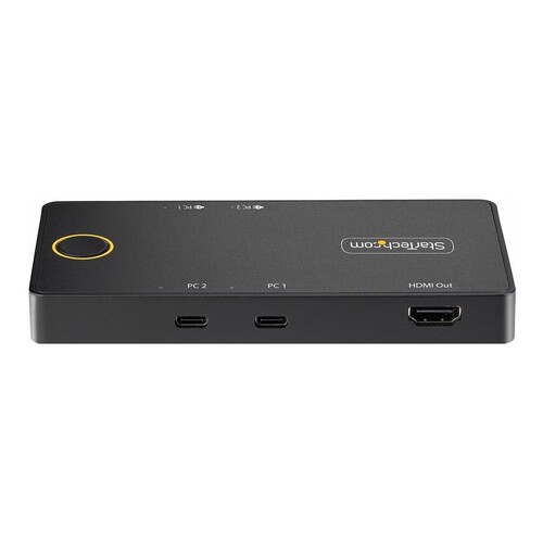 StarTech.com 2-Port USB-C KVM Switch, Single-4K 60Hz HDMI Monitor, Dual-100W Power Delivery Pass-thr Produktbild Additional View 4 L