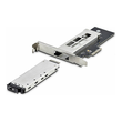 StarTech.com M.2 NVMe SSD to PCIe x4 Mobile Rack/Backplane with Removable Tray for PCI Express Expan Produktbild Additional View 2 S
