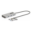 StarTech.com USB-C Multiport Adapter w/Attached USB-C to USB-A Dongle, Dual HDMI (4K30Hz/1080p60Hz) Produktbild Additional View 2 S