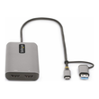 StarTech.com USB-C Multiport Adapter w/Attached USB-C to USB-A Dongle, Dual HDMI (4K30Hz/1080p60Hz) Produktbild Additional View 4 S