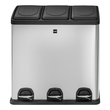 Mülltrennsystem the seperator 3x20l silber Edelstahl 30x59,2x59cm Helit H2405200 Produktbild Additional View 1 S