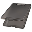 Klemmbrett the clip A4 grau transluzent Kunststoff Helit H2532009 mit Innenfach Produktbild Additional View 2 S