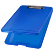 Klemmbrett the clip A4 blau transluzent Kunststoff Helit H2532030 mit Innenfach Produktbild Additional View 2 S