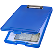Klemmbrett the clip A4 blau transluzent Kunststoff Helit H2532030 mit Innenfach Produktbild Additional View 4 S