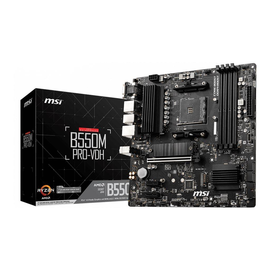 MSI B550M PRO-VDH - Motherboard - micro ATX - Socket AM4 - AMD B550 Chipsatz - USB-C Gen1, USB 3.2 G Produktbild