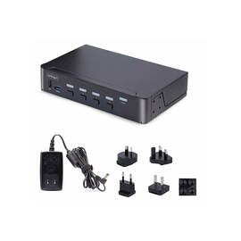 StarTech.com 4-Port DisplayPort 1.4 KVM Switch, 8K 60Hz / 4K 144Hz, 2x USB 3.0 Ports, 4x USB 2.0 Por Produktbild