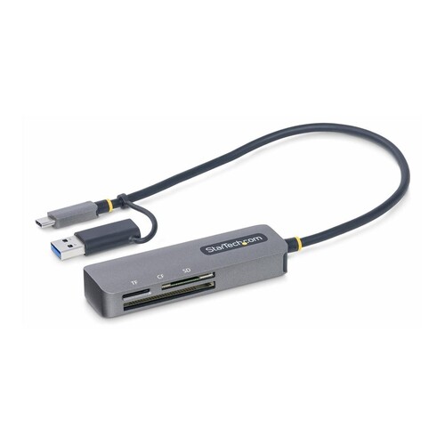 StarTech.com USB 3.0 Multi-Media Memory Card Reader, SD/microSD/CompactFlash Card Reader, Portable U Produktbild Additional View 2 L