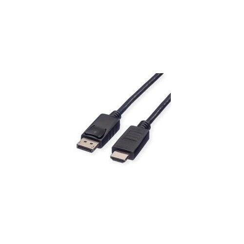 ROLINE 11.44.5782-10 - DisplayPort - HDTV - 3 m - Schwarz Produktbild Front View L