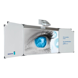 Smit VISUAL SUPPLIES Extraflat multi surface - Weißwand-Projektionsbildschirm - geeignet für Wandmon Produktbild