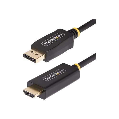 StarTech.com 9.8ft (3m) DisplayPort to HDMI Adapter Cable, 4K 60Hz with HDR, DP to HDMI 2.0b, Active Produktbild