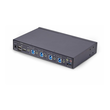StarTech.com 4-Port KM Switch with Mouse Roaming, USB Switch for Keyboard/Mouse, 3.5mm and USB Audio Produktbild Additional View 1 S