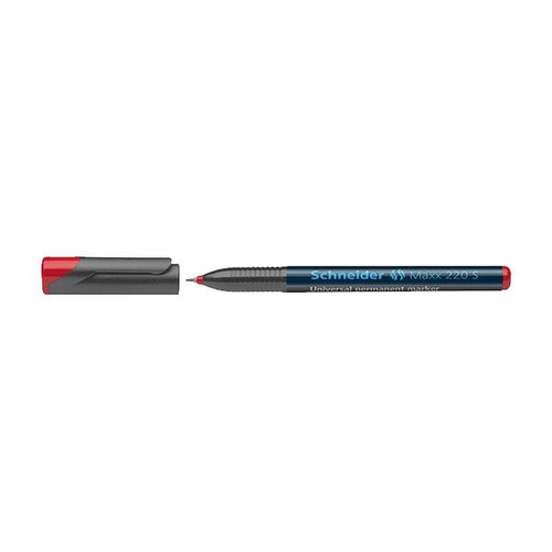 Folienstift Maxx 220 S 0,4mm superfein rot wasserfest Schneider 112402 Produktbild Front View L