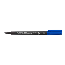 Folienstift Lumocolor 313 S 0,4mm superfein blau wasserfest Staedtler 313-3 Produktbild