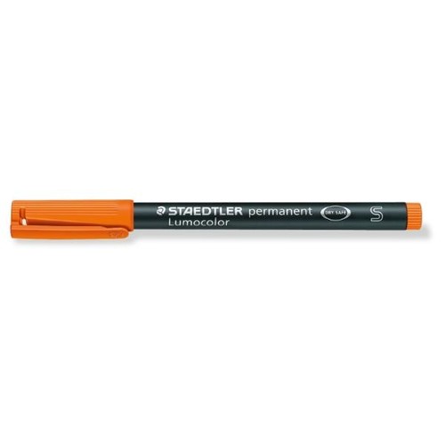 Folienstift Lumocolor 313 S 0,4mm superfein orange wasserfest Staedtler 313-4 Produktbild Additional View 1 L