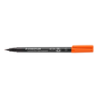 Folienstift Lumocolor 313 S 0,4mm superfein orange wasserfest Staedtler 313-4 Produktbild