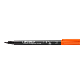 Folienstift Lumocolor 313 S 0,4mm superfein orange wasserfest Staedtler 313-4 Produktbild