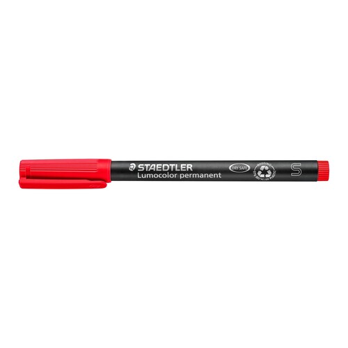 Folienstift Lumocolor 313 S 0,4mm superfein rot wasserfest Staedtler 313-2 Produktbild Additional View 1 L