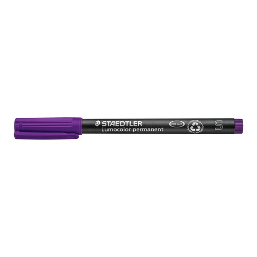 Folienstift Lumocolor 313 S 0,4mm superfein violett wasserfest Staedtler 313-6 Produktbild Additional View 1 L