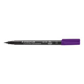 Folienstift Lumocolor 313 S 0,4mm superfein violett wasserfest Staedtler 313-6 Produktbild