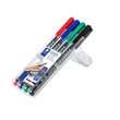 Folienstifte Lumocolor 314 B Etui 1-2,5mm breit sortiert wasserfest Staedtler 314WP4 (ETUI=4 STÜCK) Produktbild Additional View 1 S
