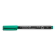 Folienstift Lumocolor 317 M 1,0mm mittel grün wasserfest Staedtler 317-5 Produktbild Additional View 1 S
