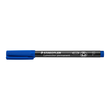 Folienstift Lumocolor 318 F 0,6mm fein blau wasserfest Staedtler 318-3 Produktbild Additional View 1 S