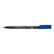 Folienstift Lumocolor 318 F 0,6mm fein blau wasserfest Staedtler 318-3 Produktbild