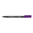 Folienstift Lumocolor 318 F 0,6mm fein violett wasserfest Staedtler 318-6 Produktbild