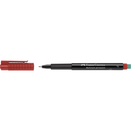 Folienstift Multimark F 0,6mm fein rot wasserfest Faber Castell 151321 Produktbild