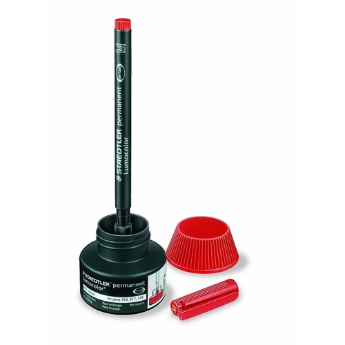 Folienstifte-Nachfüllstation Lumocolor 15ml blau wasserfest Staedtler 48717-3 Produktbild Additional View 2 L