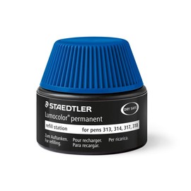 Folienstifte-Nachfüllstation Lumocolor 15ml blau wasserfest Staedtler 48717-3 Produktbild